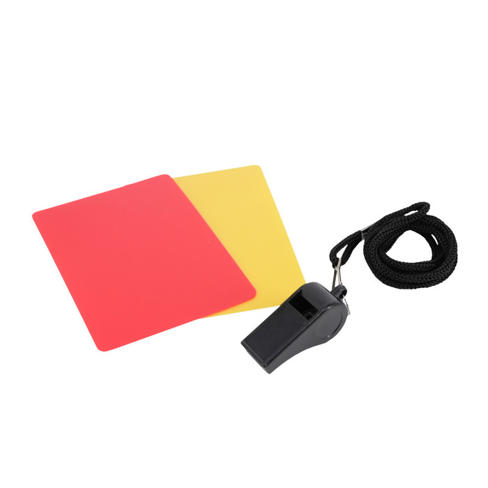 Domarset Gult/Rött Kort Ud & Leg